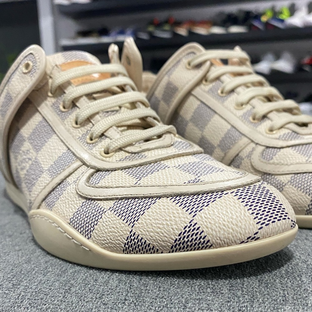 🛑SOLD🛑🌐LOUIS VUITTON DAMIER AZUR BOOGIE SNEAKER🌐 - Picture 8 of 12